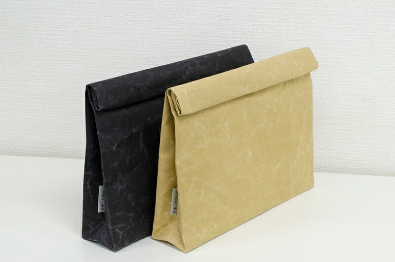 【SIWA 紙和】クラッチバッグ wide