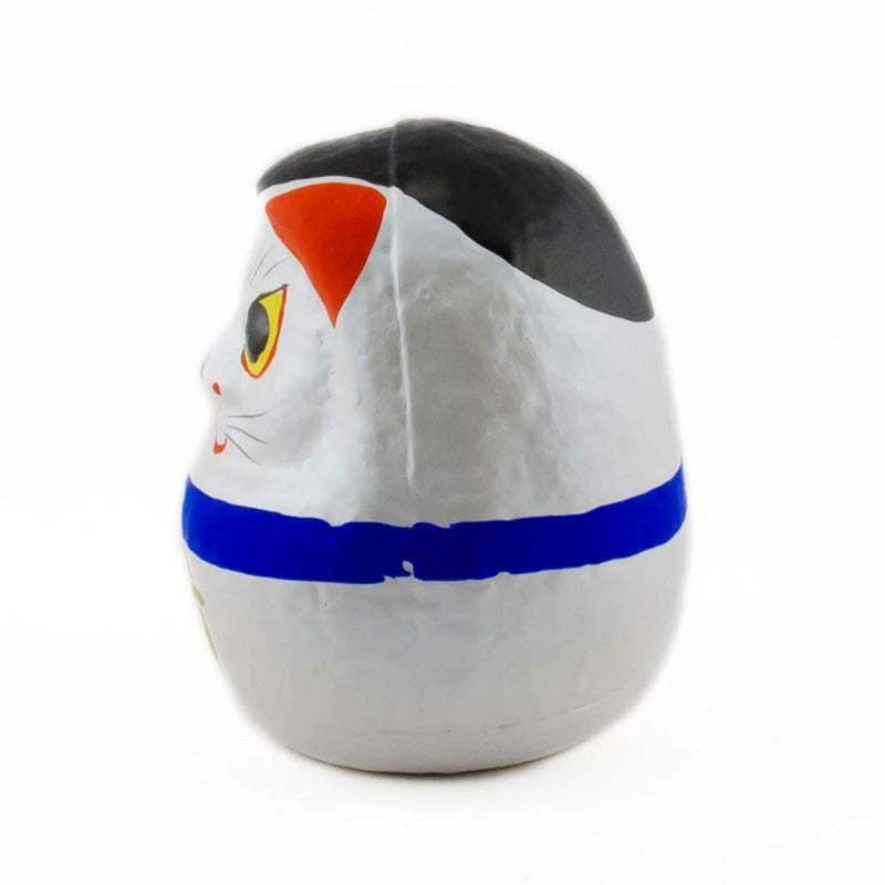 【つつみのおひなっこや】 松川だるま 伊達なだるま 白猫 11cm