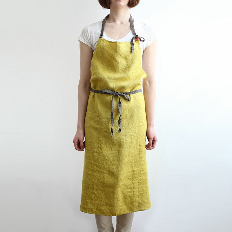 フルエプロン Lino e Lina  A218e マノン ミモザ
