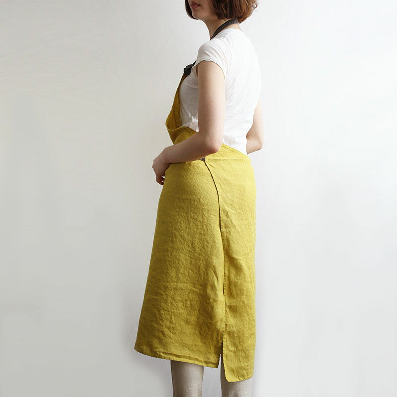 フルエプロン Lino e Lina  A218e マノン ミモザ