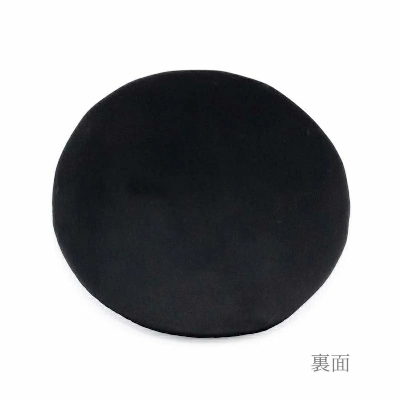 【雄勝硯生産販売協同組合】雄勝皿 黒い玄昌石・銘々皿（丸12cm）
