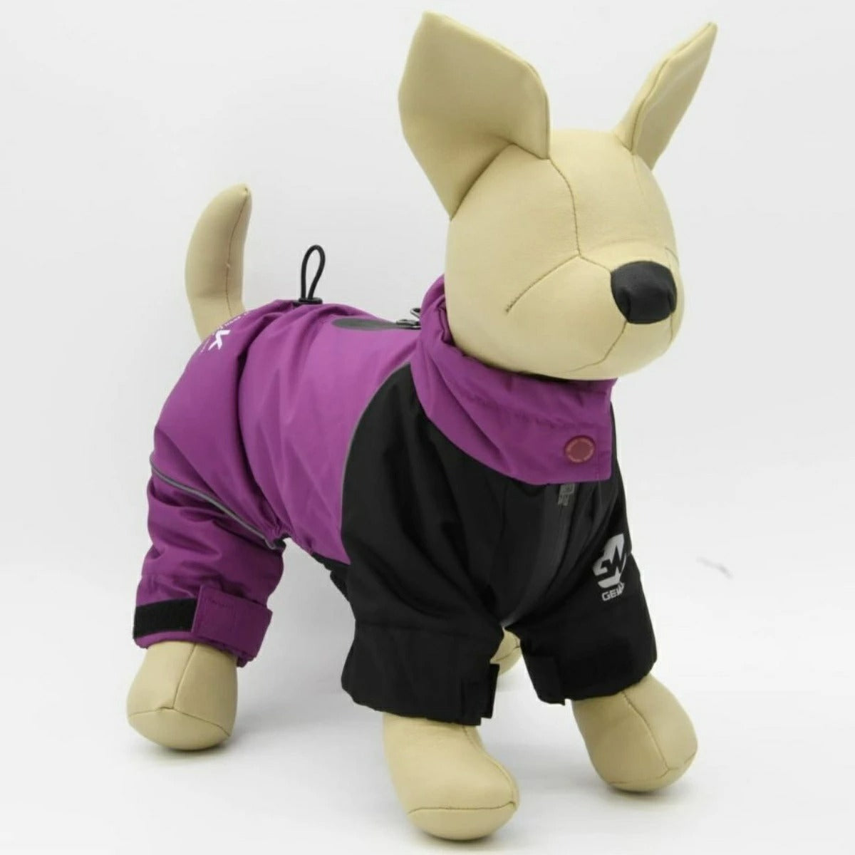 【GEWALK ジウォーク】2025年モデル ドリズル サーマル オーバーオール M Lサイズ 中型犬 撥水加工 ドッグウェア