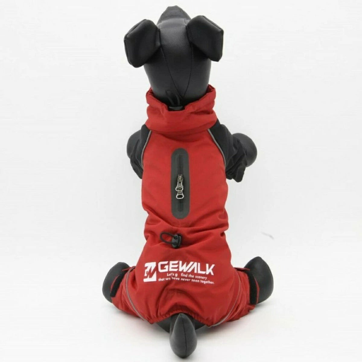 【GEWALK ジウォーク】2025年モデル ドリズル サーマル オーバーオール M Lサイズ 中型犬 撥水加工 ドッグウェア