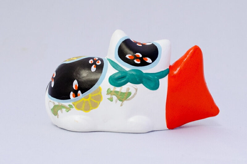 【つつみのおひなっこや】 堤人形 鯛猫（小）