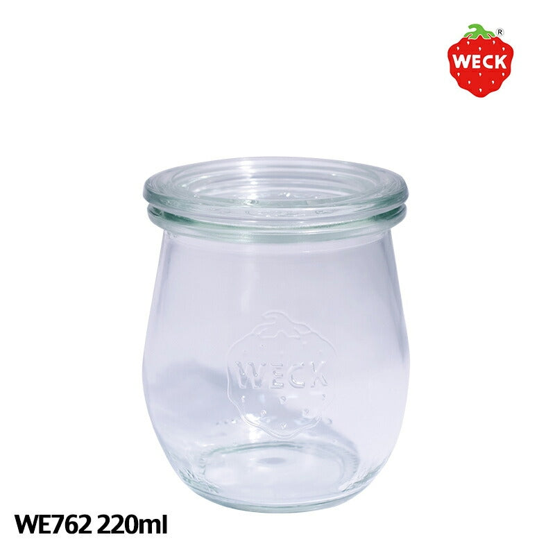 【WECK ウェック】チューリップ WE762 キャニスター 220ml Sサイズ