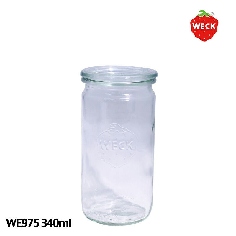 【WECK ウェック】ストレート WE975 キャニスター 340ml Sサイズ