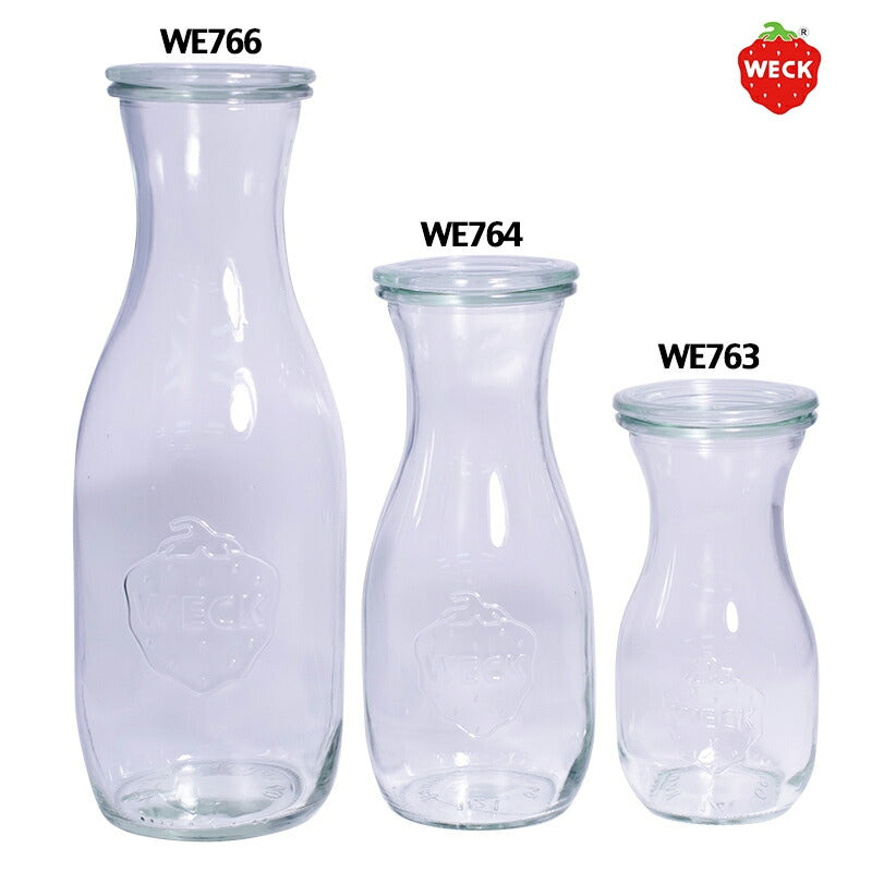 【WECK ウェック】ジュースジャー WE764 キャニスター 530ml Sサイズ