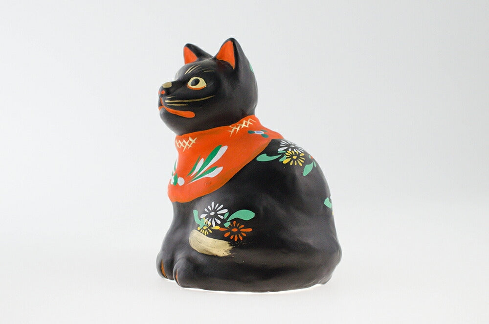 【つつみのおひなっこや】 堤人形 黒猫