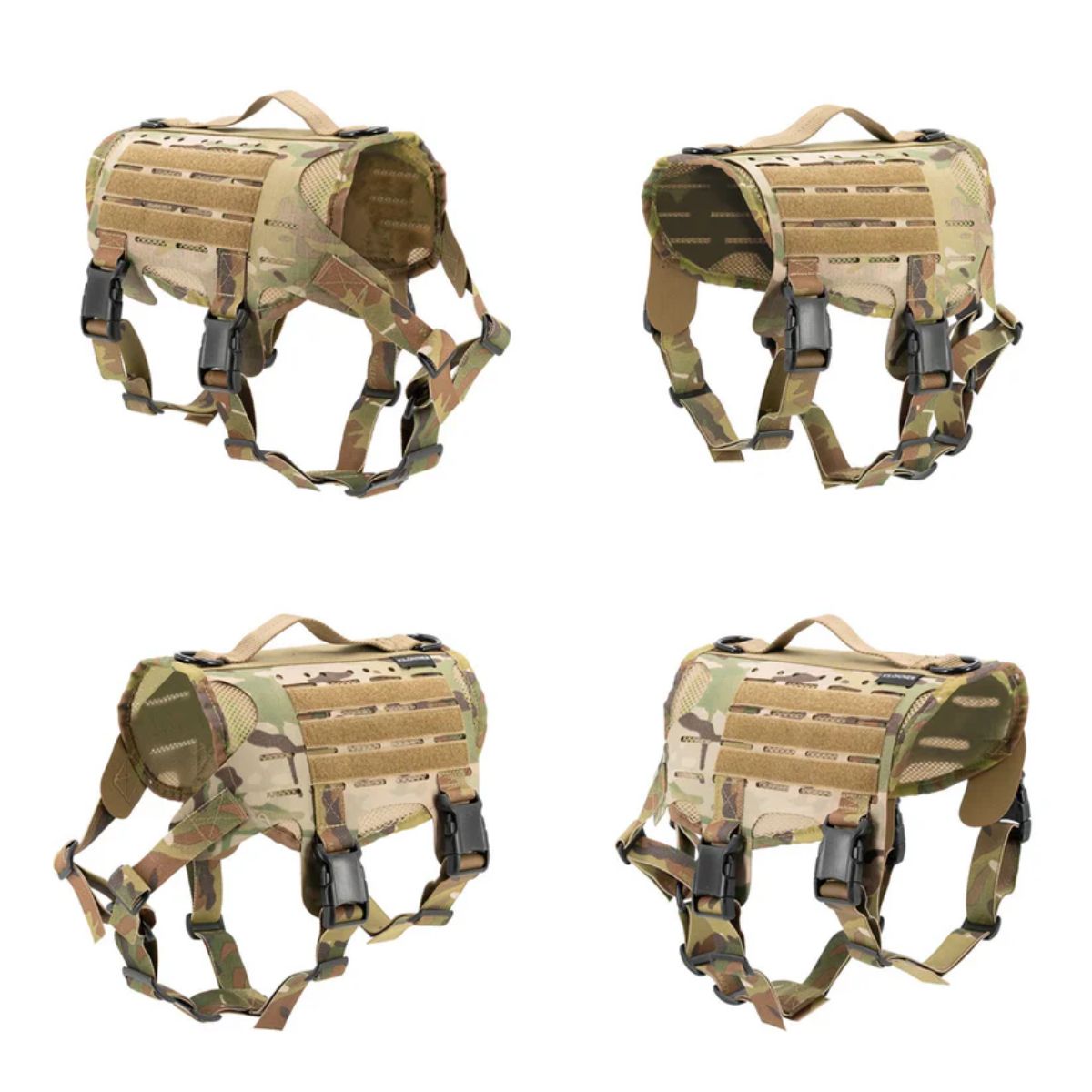【KILONAINER キロナイナー】M4ハーネス M4 Tactical MOLLE Vest Laser Cut XXXS 〜 Mサイズ