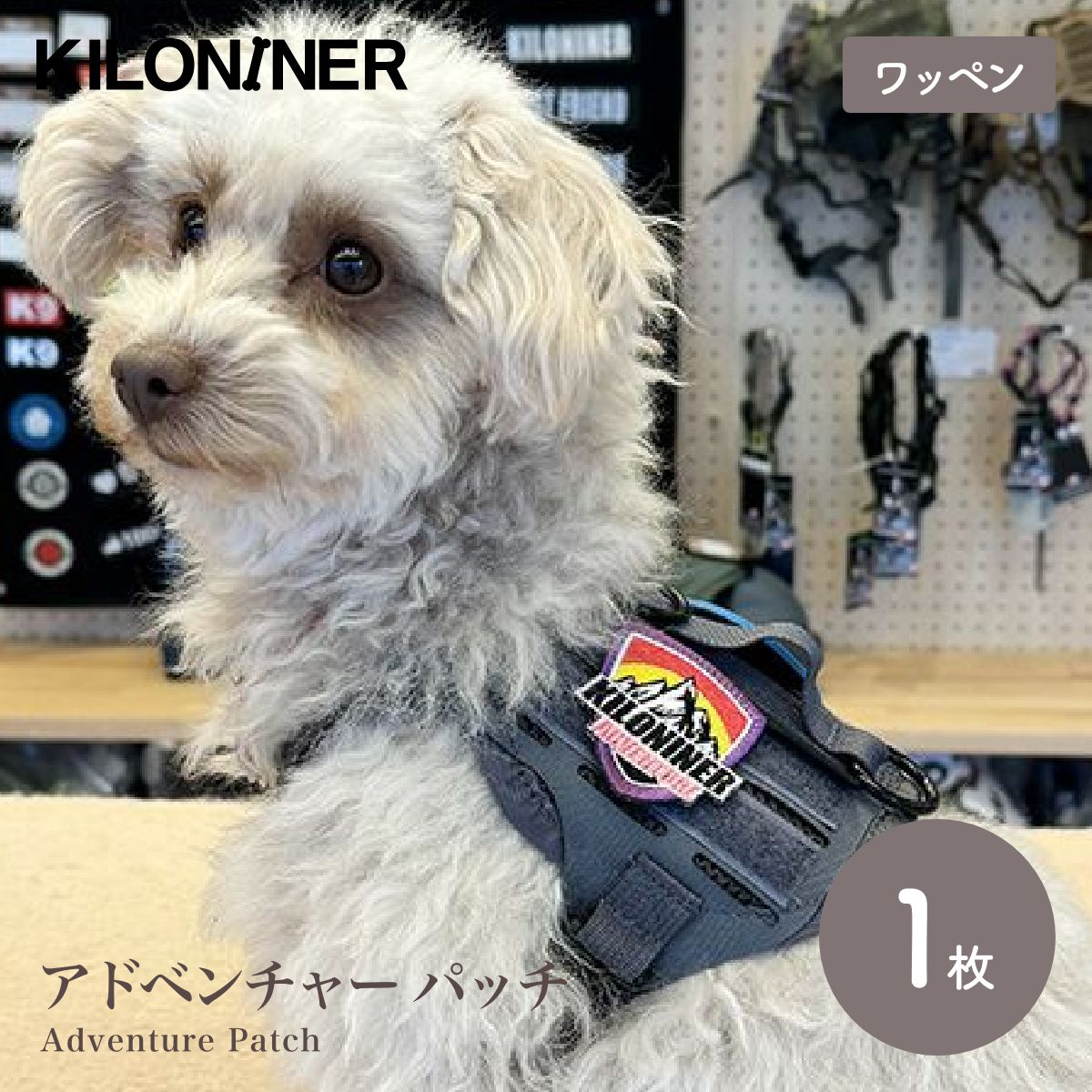 【KILONAINER キロナイナー】アドベンチャー パッチ Adventure Patch 4.8cm × 5.5cm