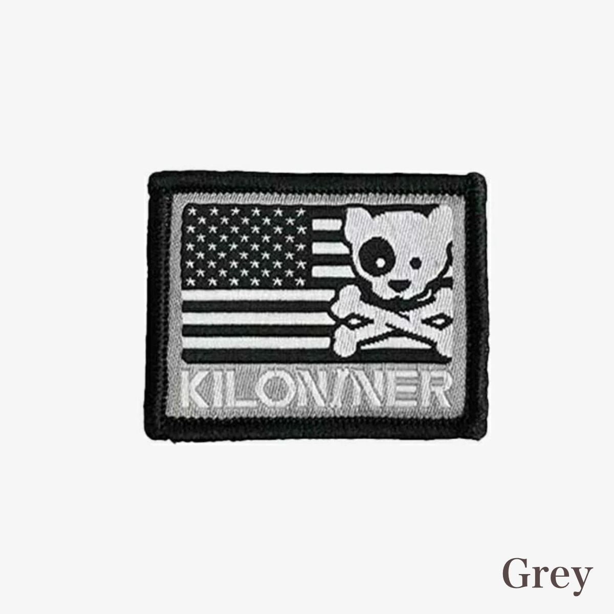 【KILONAINER キロナイナー】ミニ フリーダム クロスボーン パッチ 3cm × 4cm 全4色