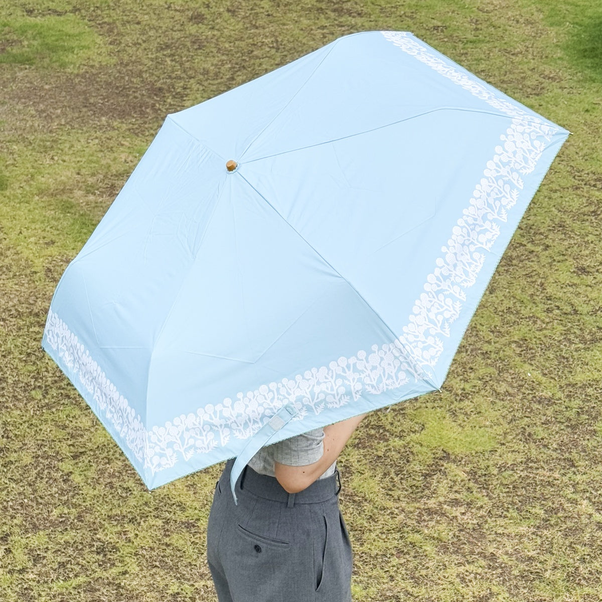 【KODUE HIBINO ひびのこづえ】晴雨兼用 折りたたみ傘 日傘