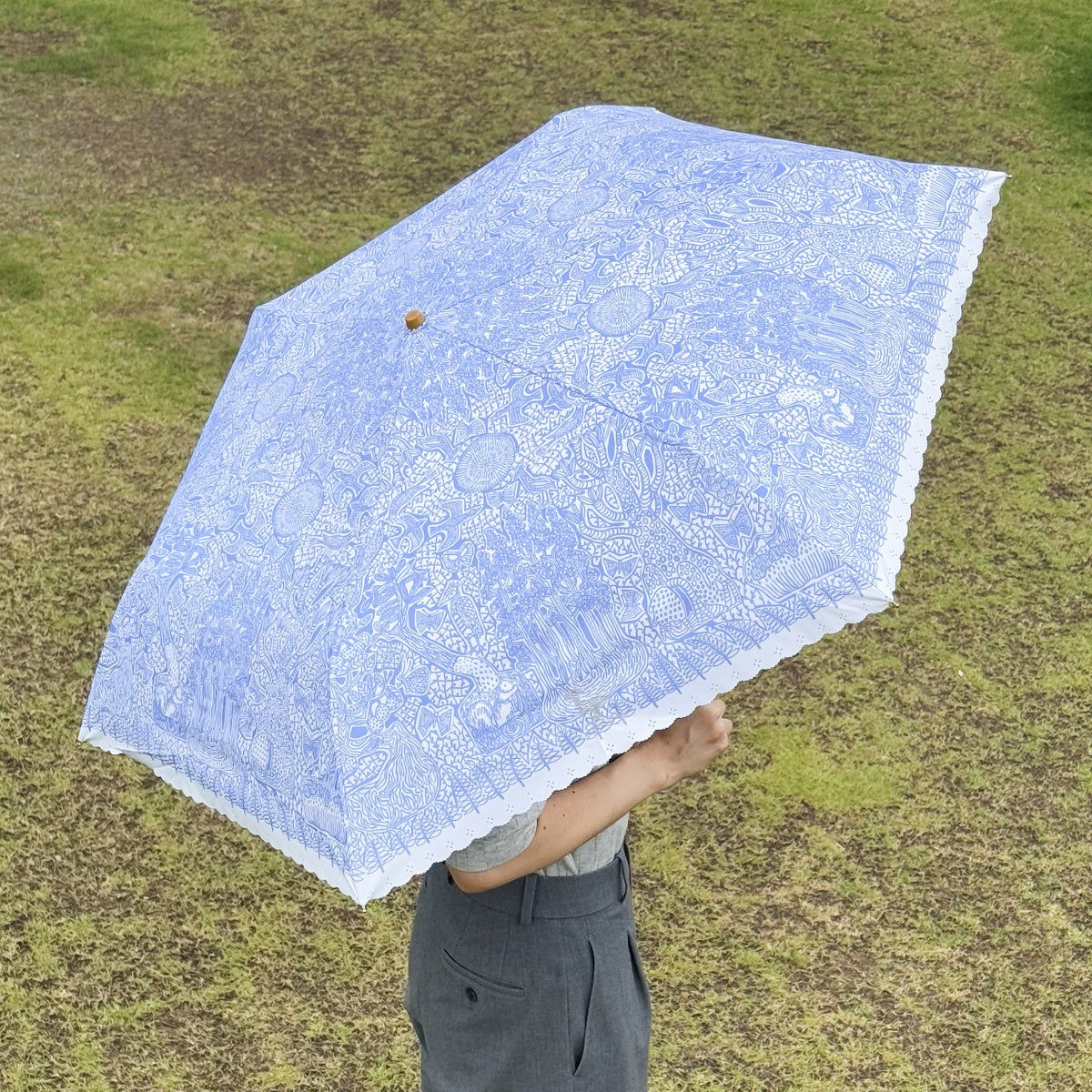 【KODUE HIBINO ひびのこづえ】晴雨兼用 折りたたみ傘 日傘