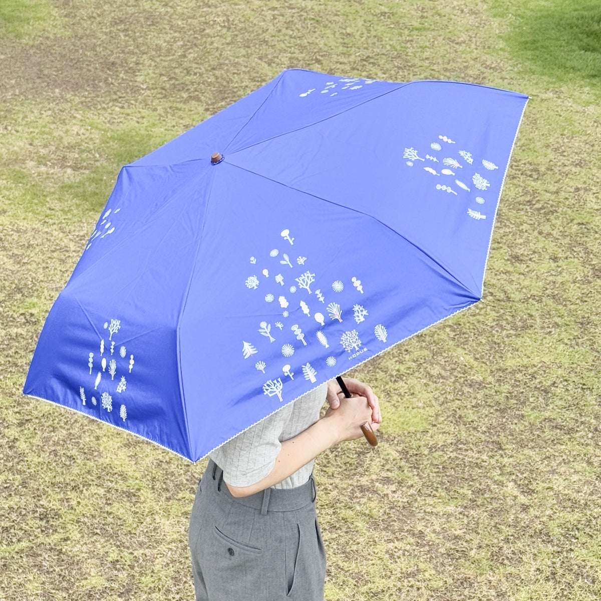 【KODUE HIBINO ひびのこづえ】晴雨兼用 折りたたみ傘 日傘