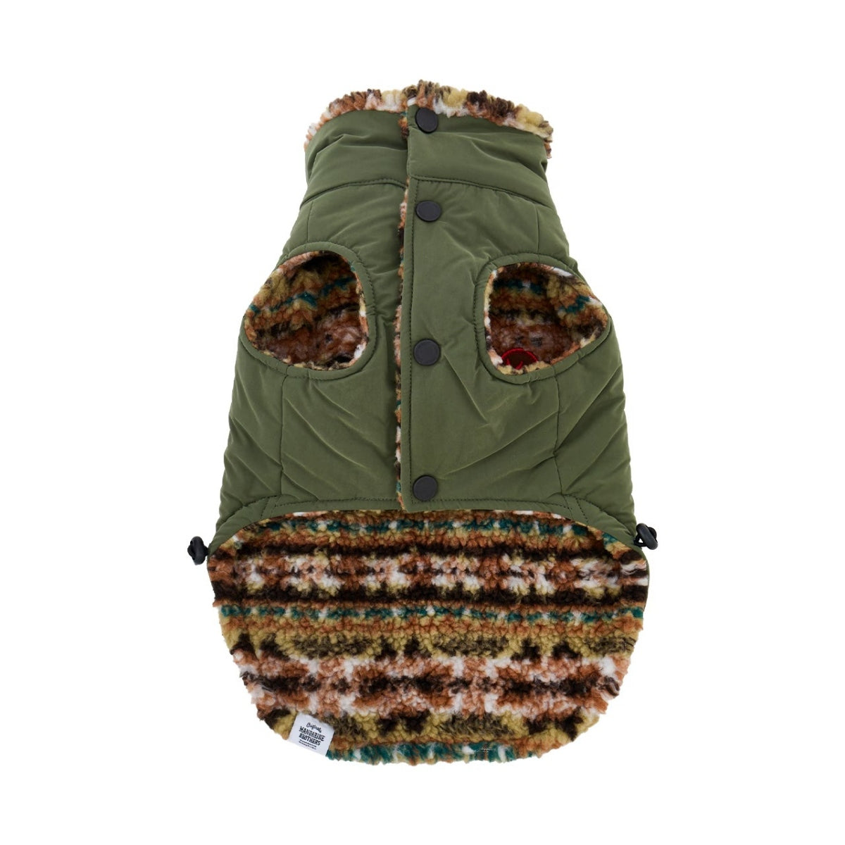 【MANDARINE BROTHERS マンダリンブラザーズ】 リバーシブルボアベスト Reversible Boa Vest