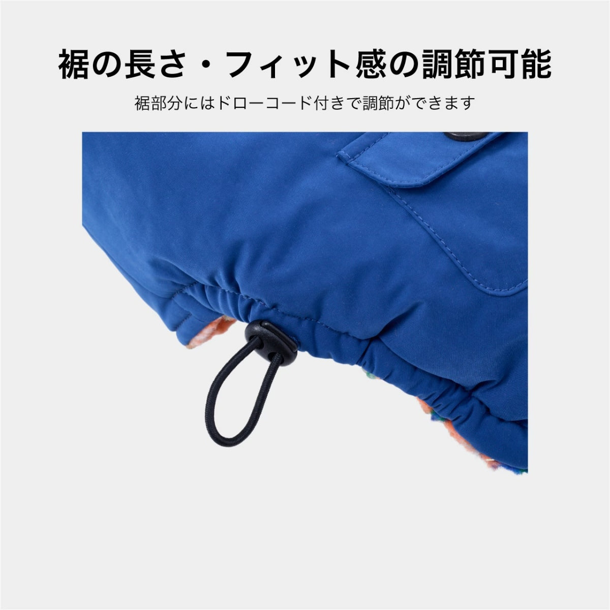 【MANDARINE BROTHERS マンダリンブラザーズ】 リバーシブルボアベスト Reversible Boa Vest