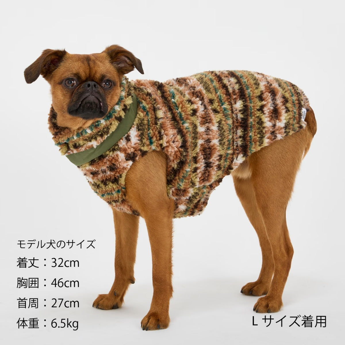 【MANDARINE BROTHERS マンダリンブラザーズ】 リバーシブルボアベスト Reversible Boa Vest