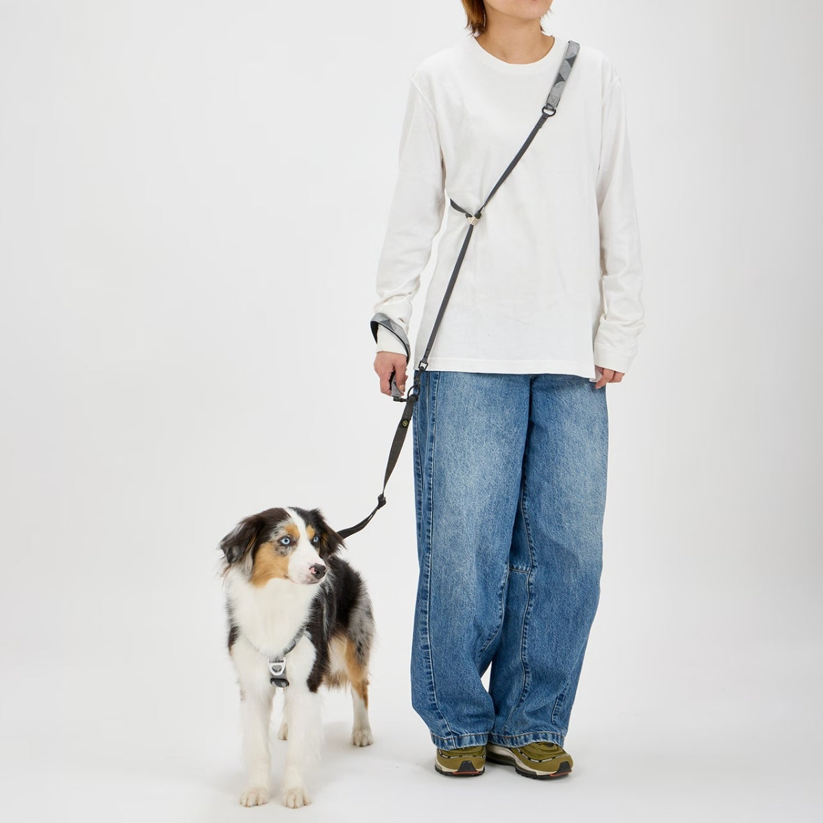 【MANDARINE BROTHERS マンダリンブラザーズ】リフレクティブハンズフリーリード Reflective Hands Free Leash