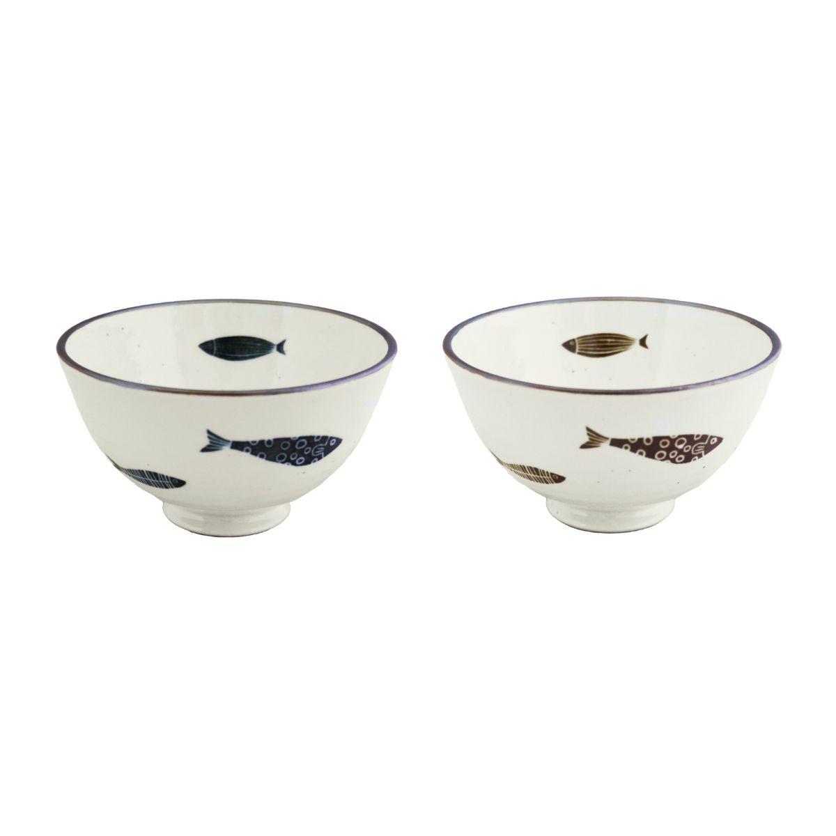 【M-mode エムモード】魚器 飯碗 直径11.5cm 茶碗