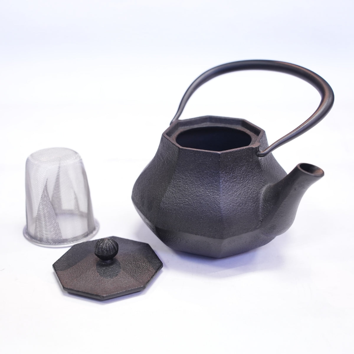 【及富】南部鉄器 及富 鉄瓶兼用急須 みやび小 黒 0.4L