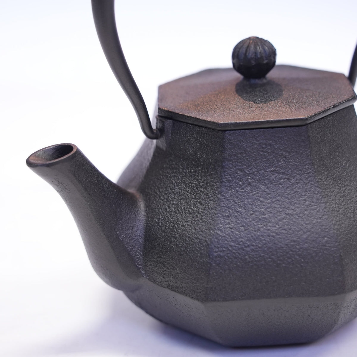 【及富】南部鉄器 及富 鉄瓶兼用急須 みやび小 黒 0.4L