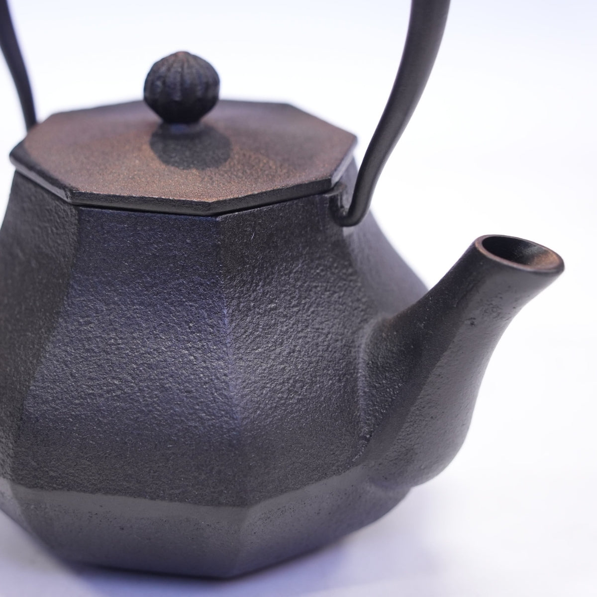 【及富】南部鉄器 及富 鉄瓶兼用急須 みやび小 黒 0.4L