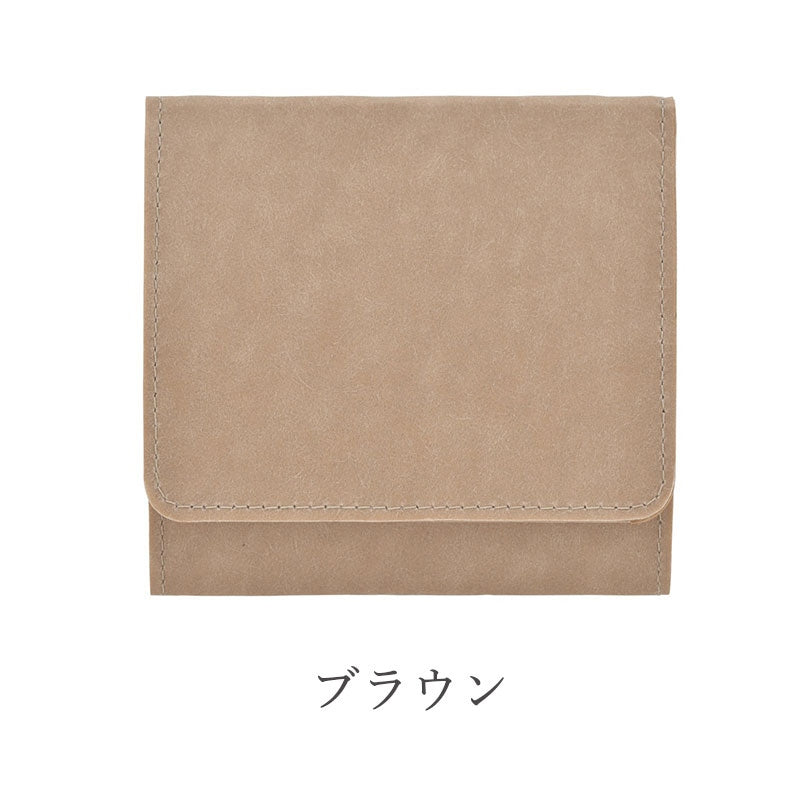 【SIWA 紙和】コインケース スナップ付