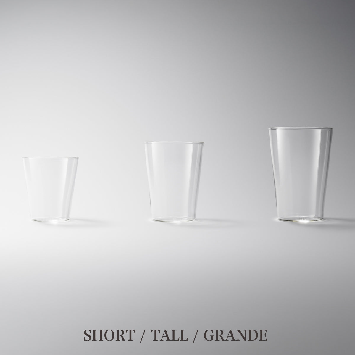 【THE ザ】THE GLASS グラス ショート 240ml / トール 350ml / グランデ 470ml 耐熱ガラス