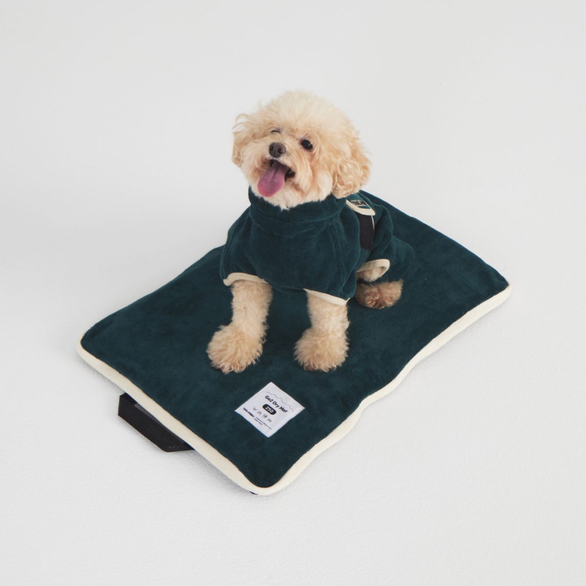 【TAILHIGH テールハイ】ドライローブ Go2 Drying Wearable Towel Sサイズ フォレストグリーン