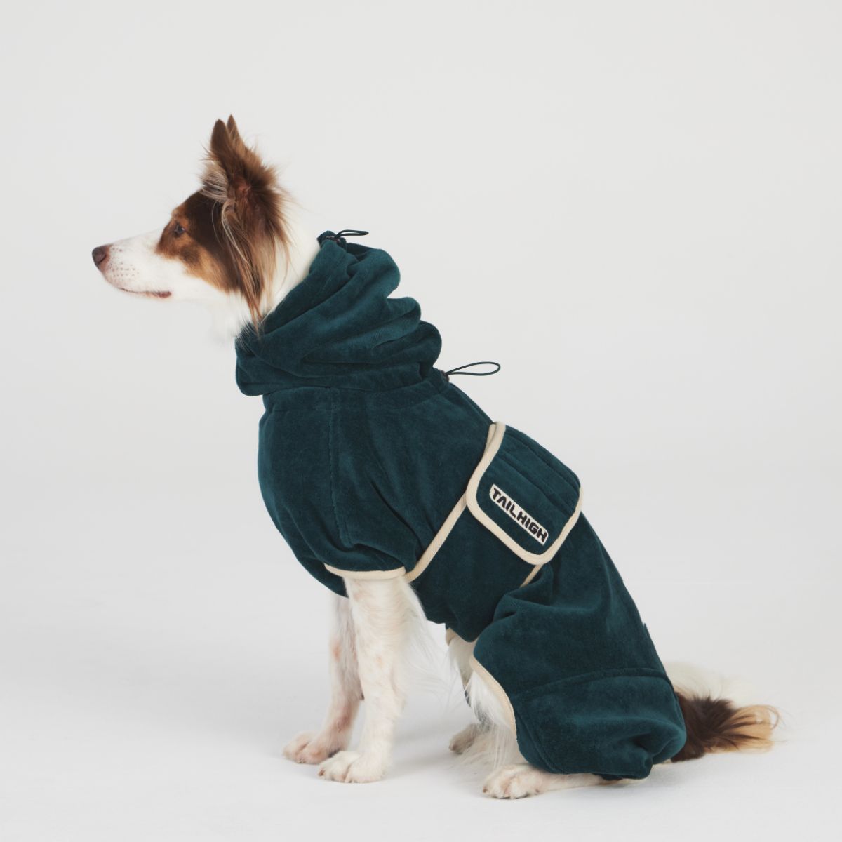 【TAILHIGH テールハイ】ドライローブ Go2 Drying Wearable Towel SMサイズ フォレストグリーン