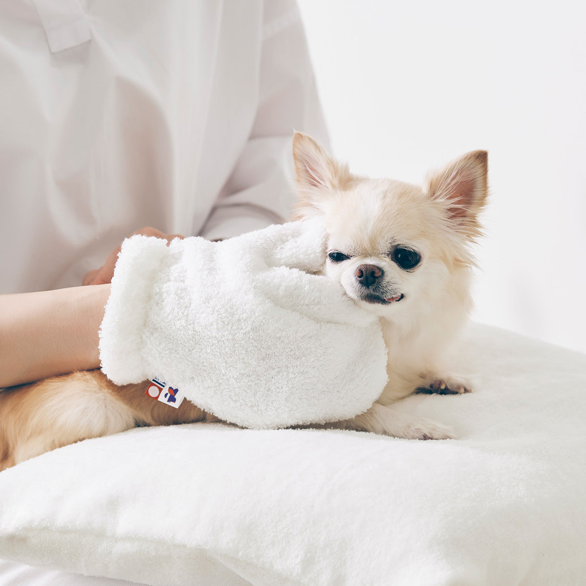 【HARTWELLDOG ハートウエルドッグ】肌にやさしいタオルミトン