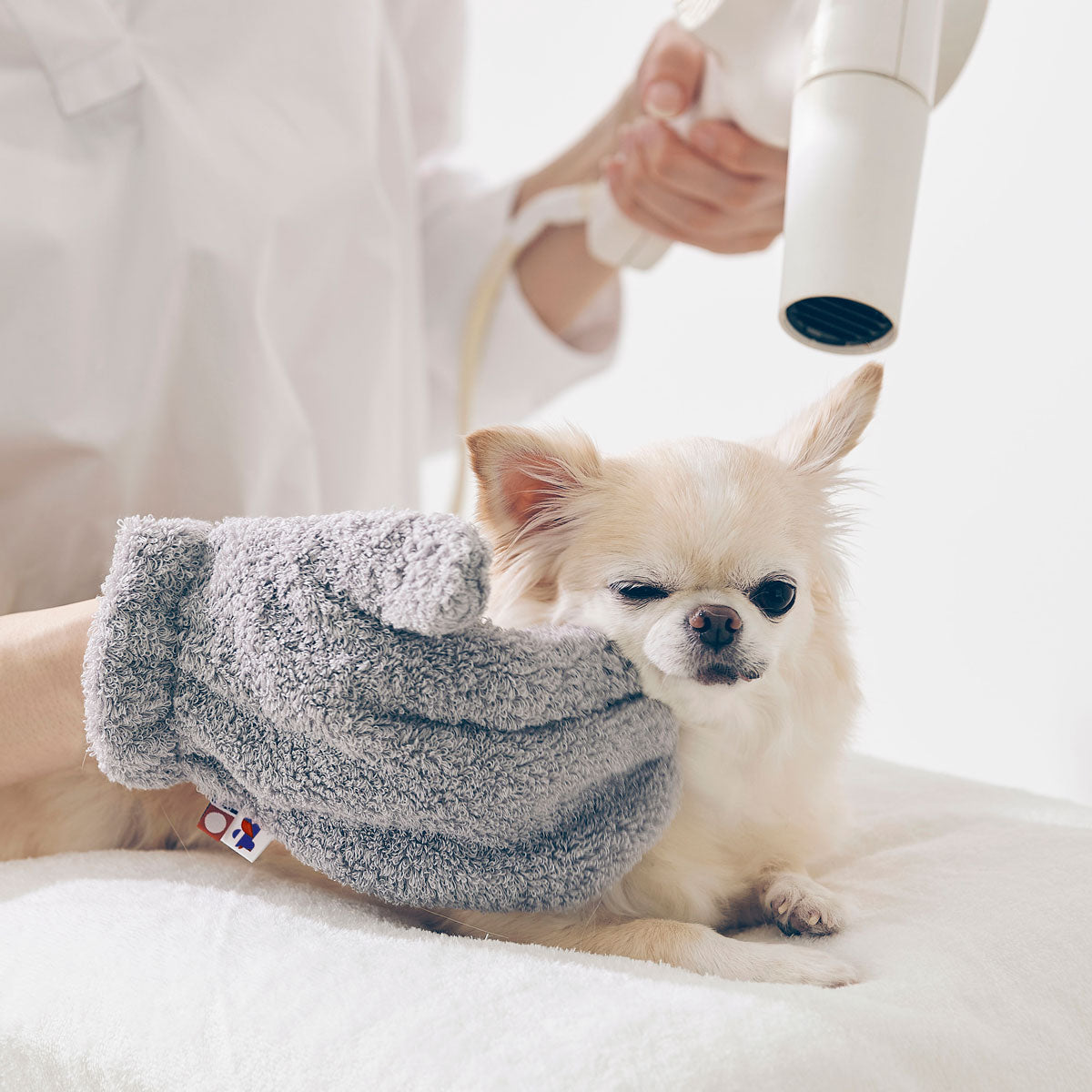 【HARTWELLDOG ハートウエルドッグ】肌にやさしいタオルミトン