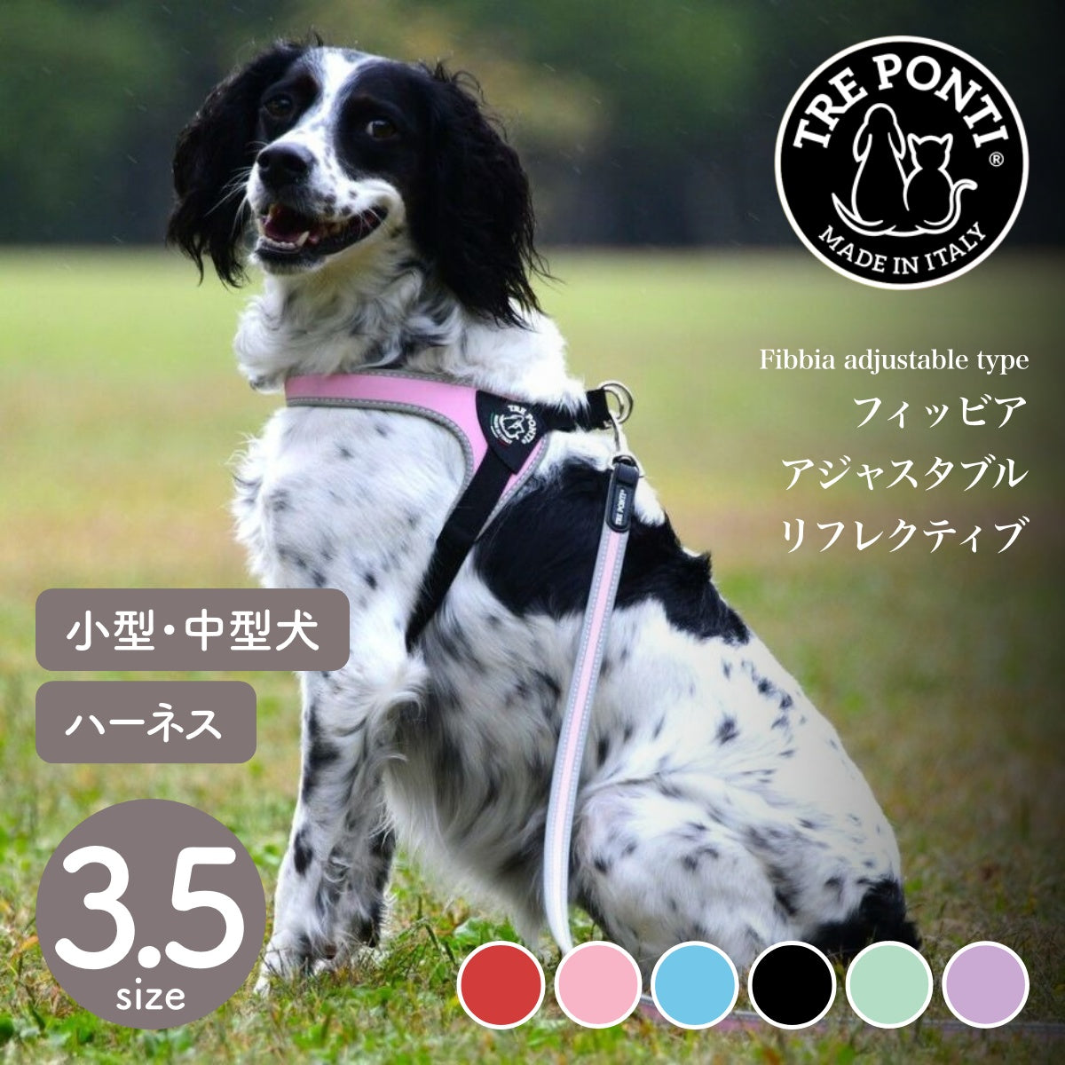 【トレポンティ Tre Ponti】フィッビア アジャスタブルタイプ リフレクティブ サイズ3.5