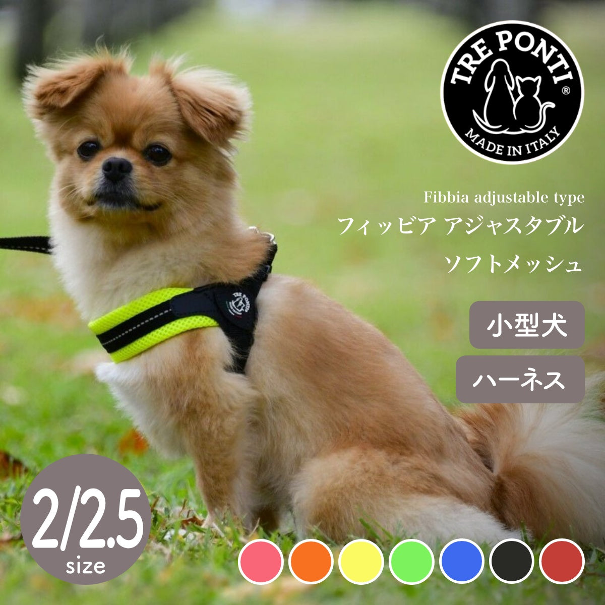 【トレポンティ Tre Ponti】フィッビア アジャスタブルタイプ ソフトメッシュ サイズ2 / サイズ2.5
