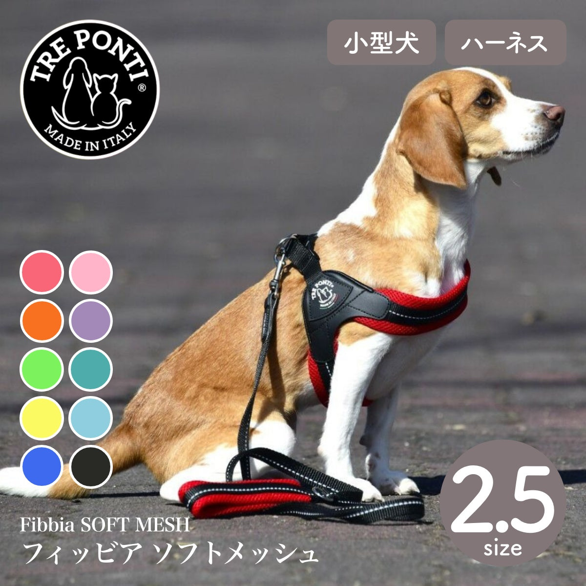 【トレポンティ Tre Ponti】フィッビア ソフトメッシュ Fibbia Soft Mesh Size2.5 サイズ2.5