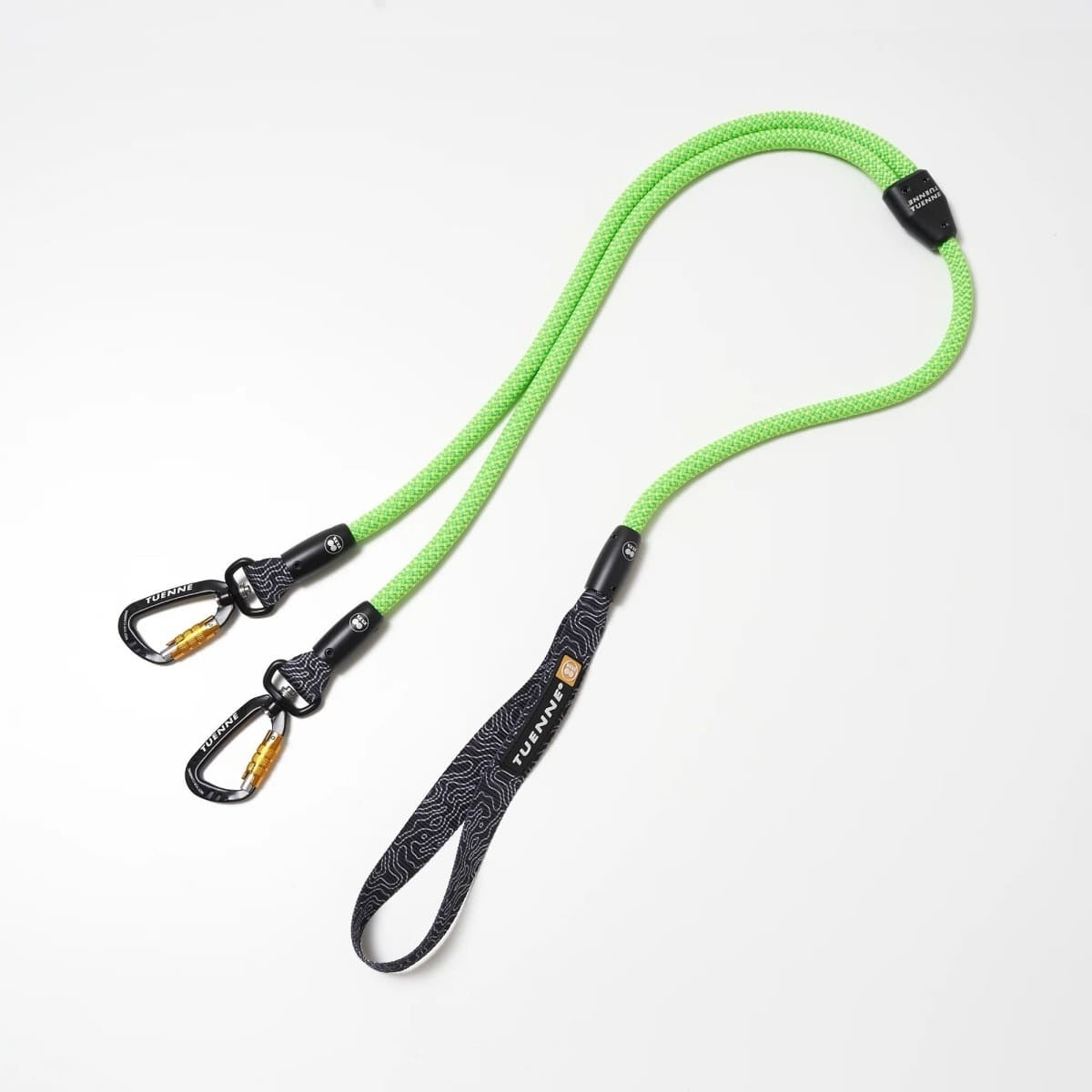 【TUENNE トゥエヌ】2-in-1 Rope Dog Leash 2頭引ロープリード 犬用 リード 自動カラビナ