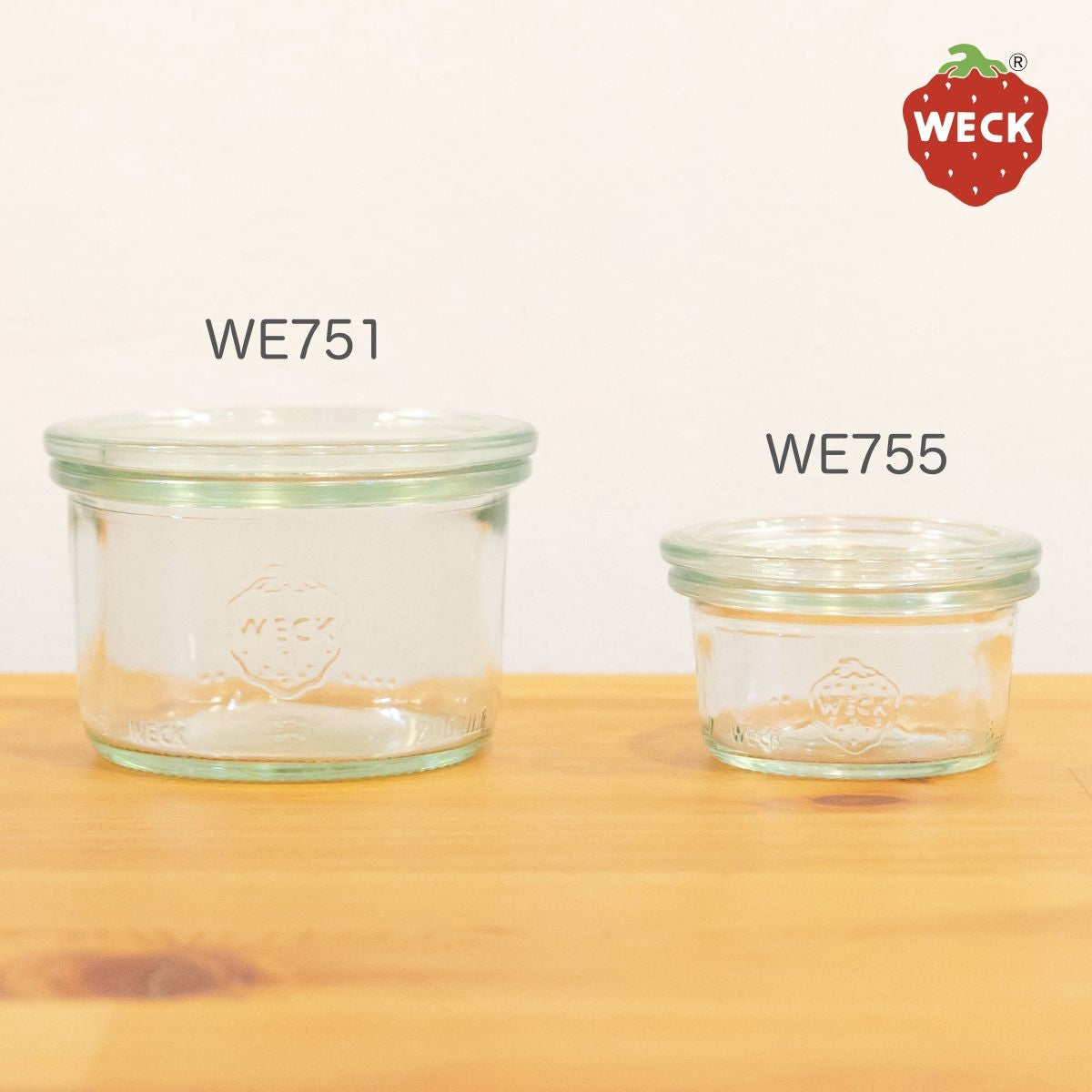 【WECK ウェック】モールド WE755 キャニスター 50ml Sサイズ