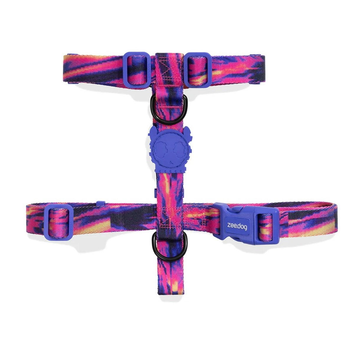 【zee.dog ジードッグ】H-HARNESS グリッチエラー #500 Hハーネス XS S M Lサイズ
