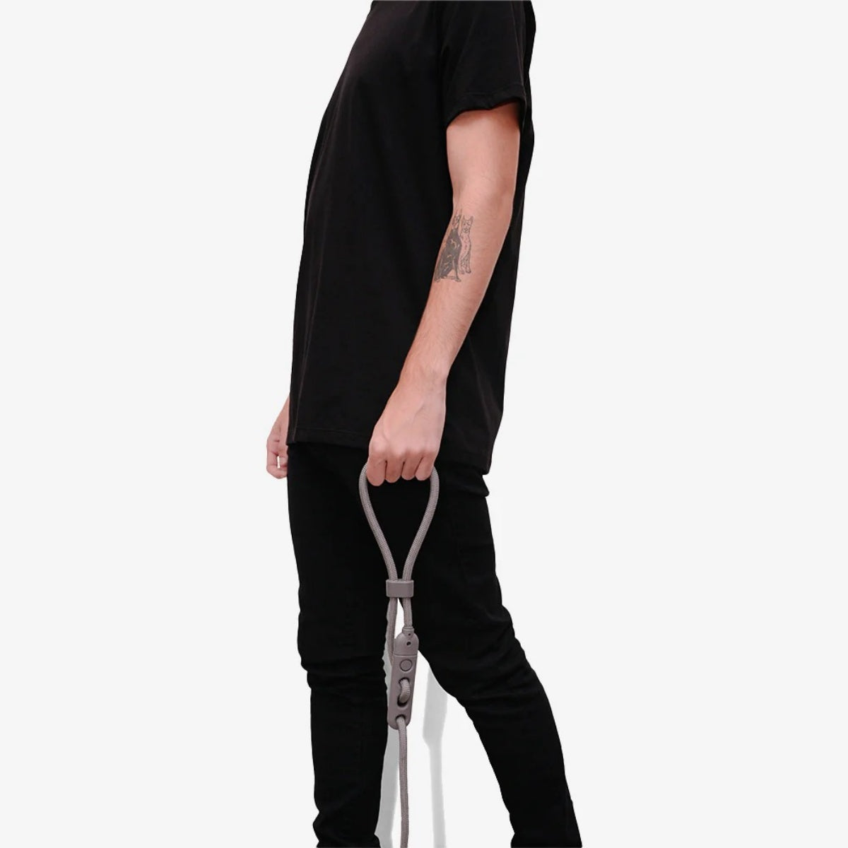 【zee.dog ジードッグ】HANDS-FREE LEASH チタニウムグレー ハンズフリーリーシュ